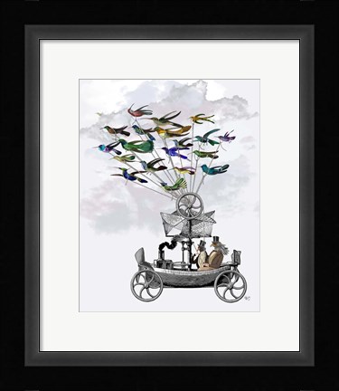 Framed Bird Boat Print