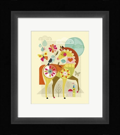 Framed Sun Horse Print