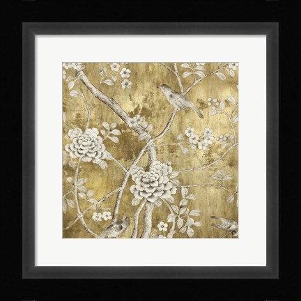 Framed Garden Birds Print