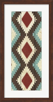 Framed Native Tapestry Panel III Print