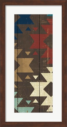 Framed Native Tapestry Panel II Print