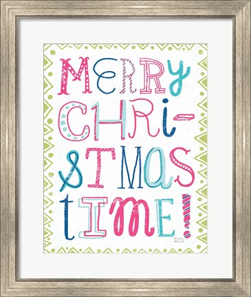 Framed Merry Christmastime Bright Print