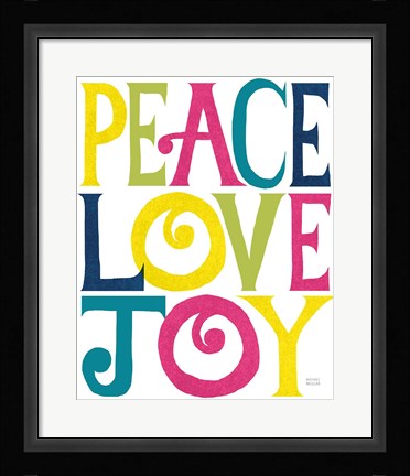 Framed Holiday on Wheels X Bright Print