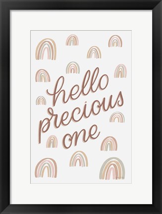 Framed Boho Nursery X Print