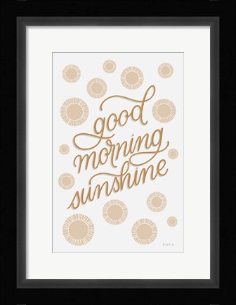 Framed Boho Nursery V Print