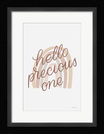 Framed Boho Nursery III Print