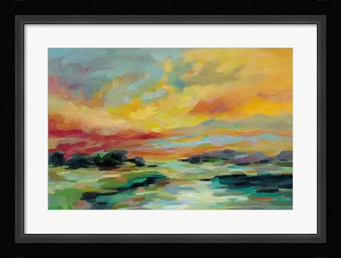 Framed July Sunset Print