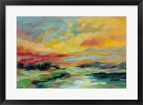 Framed July Sunset Print