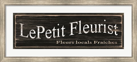 Framed LePetit Fleurist Print