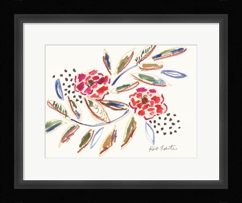 Framed Lipstick &amp; Blush Print