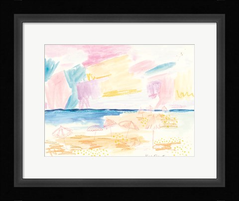 Framed Memories of Beach Time Print