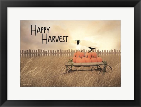 Framed Happy Harvest Print