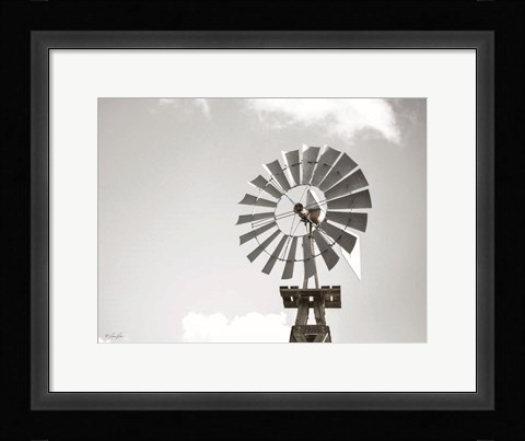 Framed Windmill Print