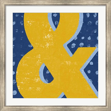 Framed Punctuated Square II Bright Print