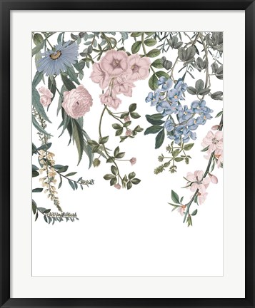 Framed Hanging Floral I Print