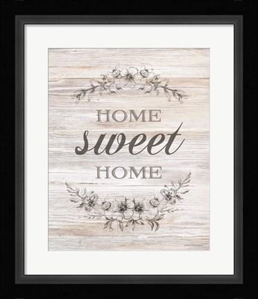 Framed Home Sweet Home Print