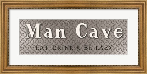 Framed Man Cave Print