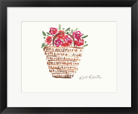 Framed Saturdays at the Farmer's Market Print