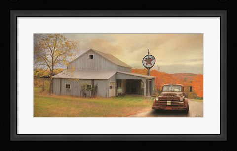 Framed Old Station Print