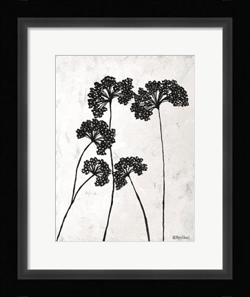 Framed Queen Anne's Lace I Print