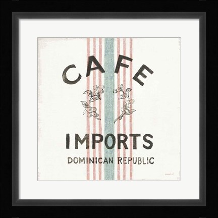 Framed Wake Me Up Coffee Sack II Print