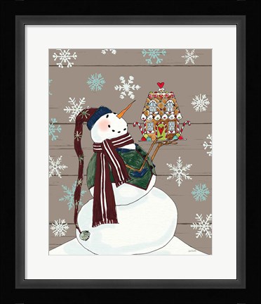 Framed Baked with Love II no Words Print