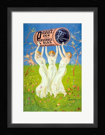 Framed Pilules Pink Pour Personnes Pales, 1910 Print