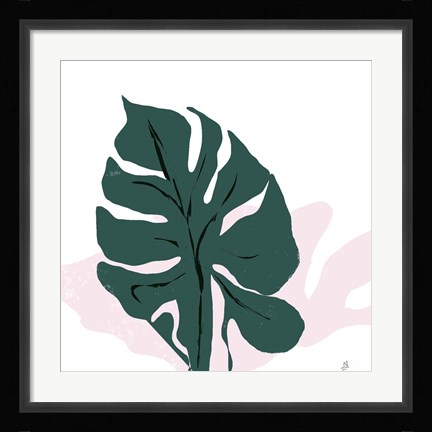 Framed Pink Shadow Print