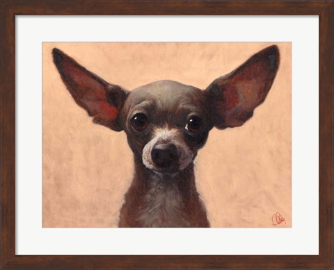 Framed Chihuahua Print