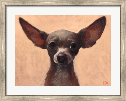 Framed Chihuahua Print