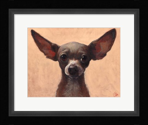 Framed Chihuahua Print