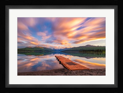 Framed Alaska Lodge Print