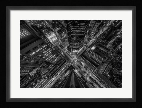 Framed Park Avenue New York Print