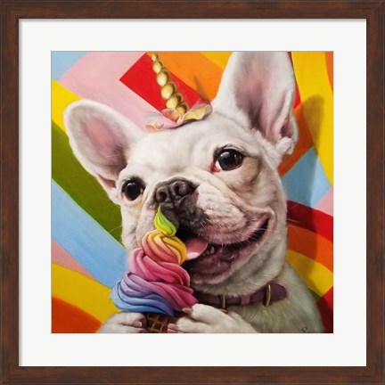 Framed Rainbow Party Print