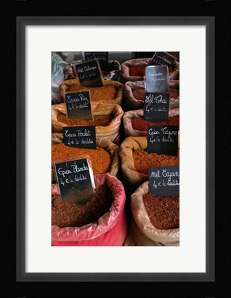 Framed French Market No. 2 Print