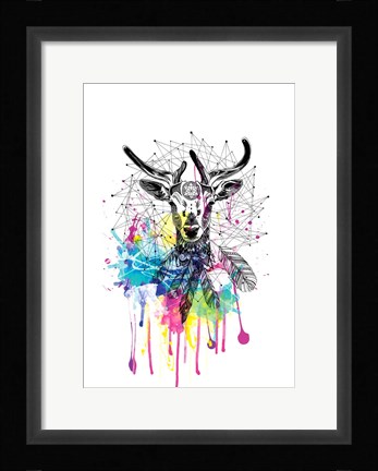 Framed Deer Print