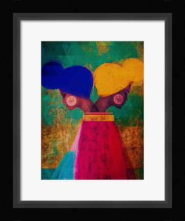 Framed Easy Ease (Vibrant) Print