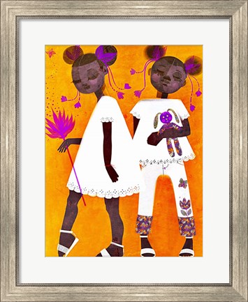 Framed Petite Twins Print