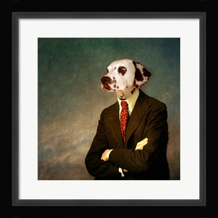 Framed Patient Man Print