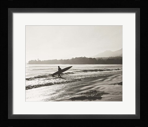 Framed BW Surfer No. 3 Print