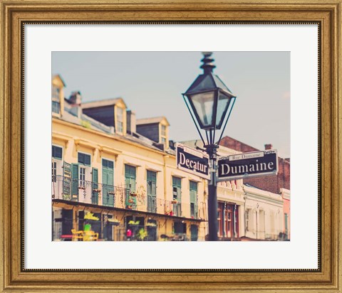 Framed Rue de la Levee Print