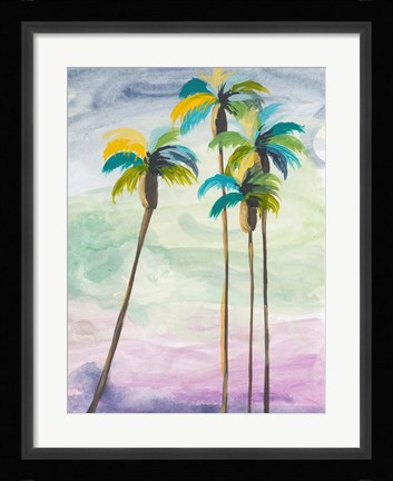 Framed Four Palms No. 2 Print