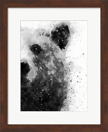 Framed Bear At Attention Print