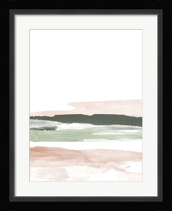 Framed Pink Blush Landscape No. 2 Print