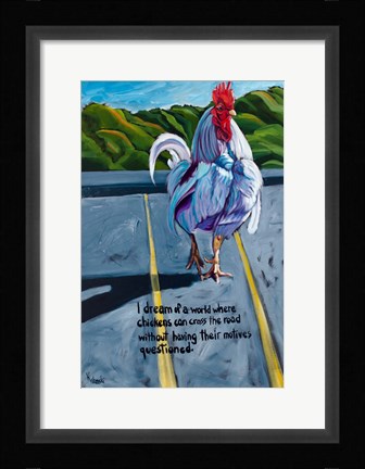 Framed Don't Ask Print