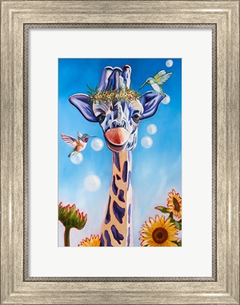 Framed Friends In High Places Print