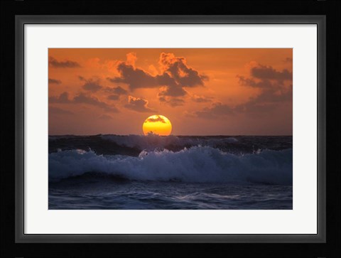 Framed Breaking The Horizon Print