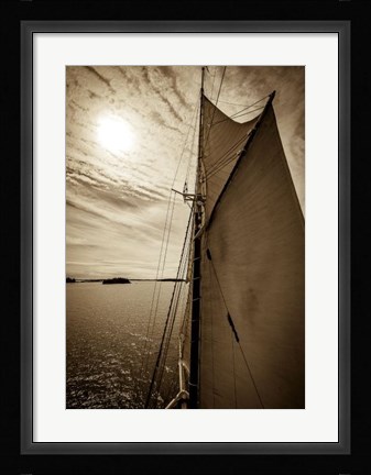 Framed Mackerel Sky Print