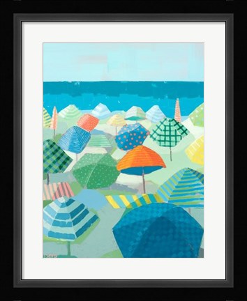 Framed Sea Breeze Social Print