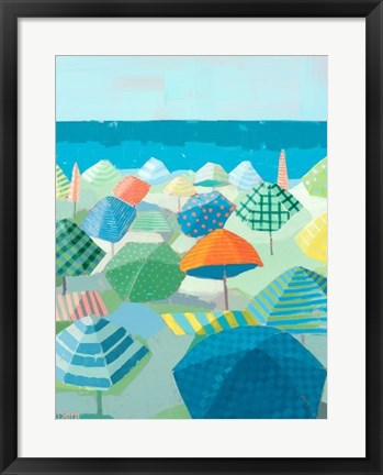 Framed Sea Breeze Social Print